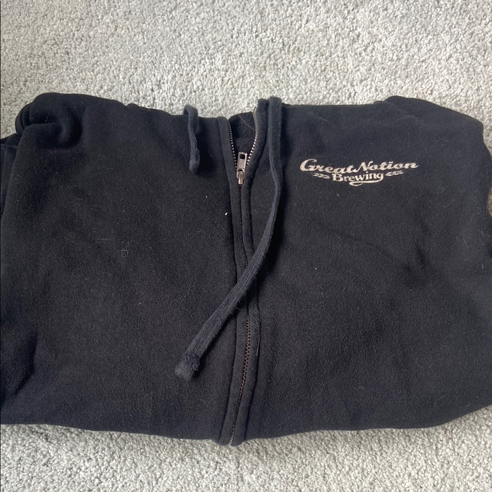 Great Notion Brewing Black Hoodie Vintage
